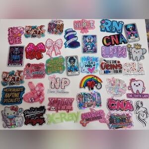 Nurse Flatbacks Planars Beads for Review Dentist XRay LPN CNA ICU RN NP OB Flat